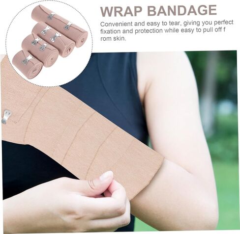 4pcs Sports Knee Pad Straps Leg Wrap Elastic Bandage for Weightlifting in Saudi Arabia