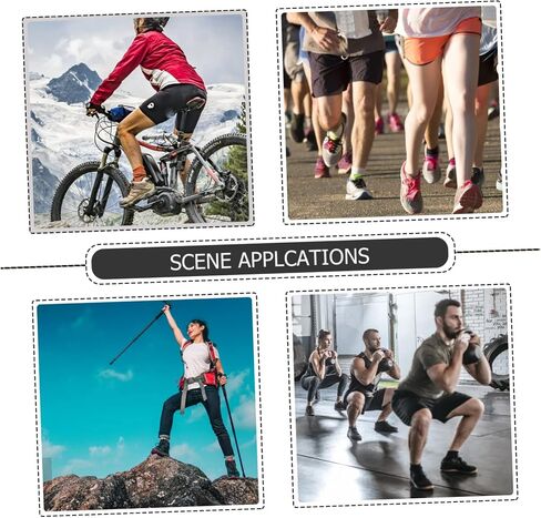 2Rolls Elastic Leg Compression Strap Knee Brace Wraps for Sports Fitness with Sweat Absorption and Injury Support Skin Color for Weightlifting and Outdoor Activities in Saudi Arabia