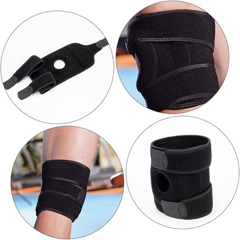 2Pcs Knee Protective Covers Breathable Compression Sleeves for Sports Lightweight Support for Basketball Fitness Running and Everyday Activities in Saudi Arabia