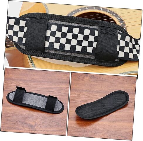Detachable Guitar Strap Shoulder Pad Comfortable Breathable Cushion for Guitar Straps Backpack and Camera Bag Cloth Material with Thickened Padding in Saudi Arabia
