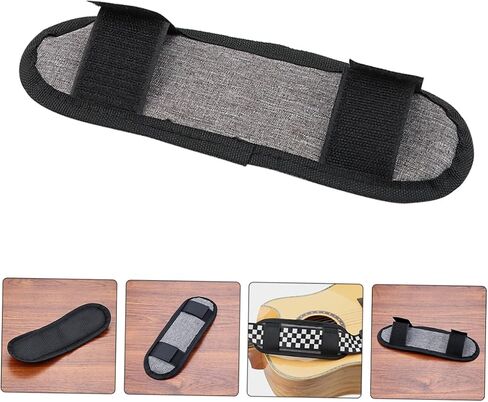 Detachable Guitar Strap Shoulder Pad Comfortable Breathable Cushion for Guitar Straps Backpack and Camera Bag Cloth Material with Thickened Padding in Saudi Arabia