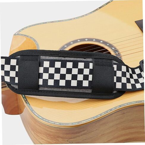 Detachable Guitar Strap Shoulder Pad Comfortable Breathable Cushion for Guitar Straps Backpack and Camera Bag Cloth Material with Thickened Padding in Saudi Arabia