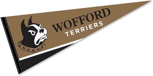 Wofford Terriers Wordmark Pennant Flag in Saudi Arabia
