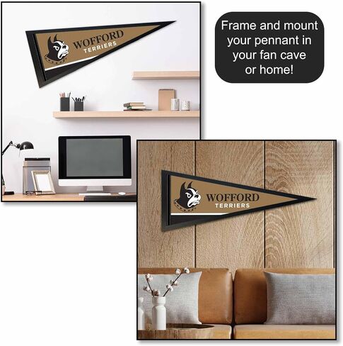 Wofford Terriers Wordmark Pennant Flag in Saudi Arabia