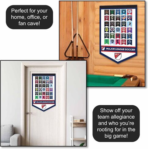 MLS Soccer League All Teams Pennant Banner in Saudi Arabia