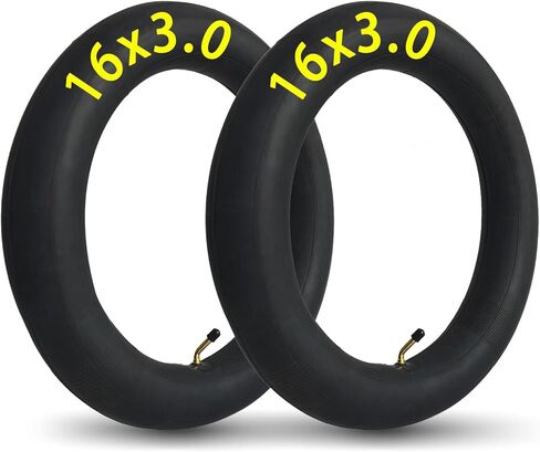 2-Pack 16x3.0 Bike Tube 16x3.0 Inner Tube with Bent Valve Stem, Thickened Design Tube in Saudi Arabia