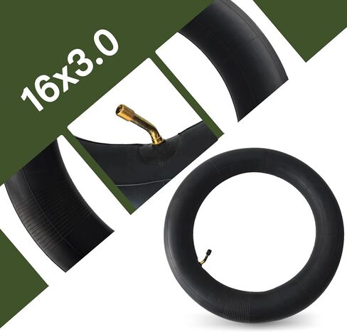 2-Pack 16x3.0 Bike Tube 16x3.0 Inner Tube with Bent Valve Stem, Thickened Design Tube in Saudi Arabia