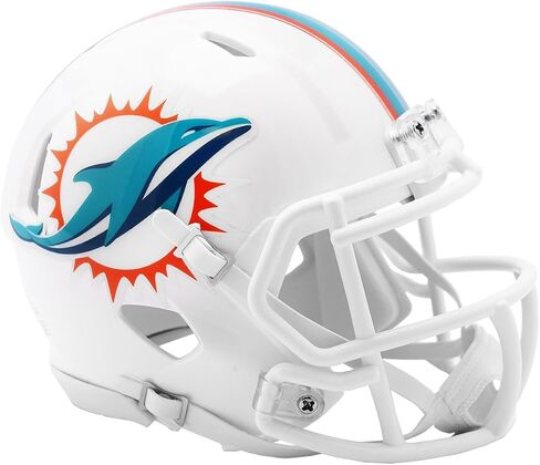Miami Dolphins Current Riddell Speed Mini Football Helmet - New in Riddell Box in Saudi Arabia