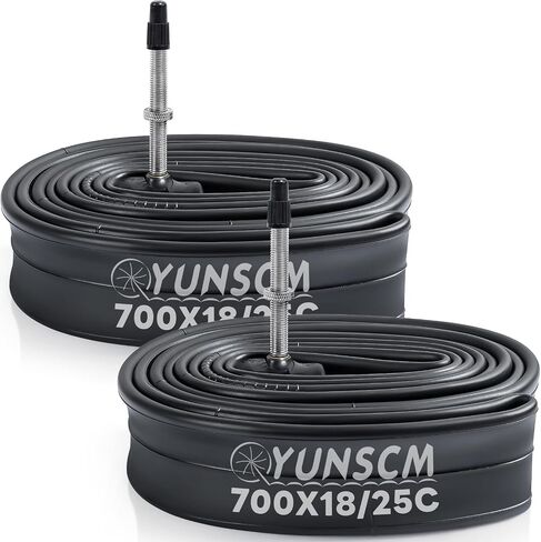 2-PCS 700C Bike Tubes 700x18C/23C/25C FV48mm Presta Valve 18/25-622 700C Bicycle Inner Tubes Compatible 700x18C 700x19C 700x20C 700x21C 700x22C 700x23C 700x24C 700x25C Bike Tire Tubes(G-273) in Saudi Arabia
