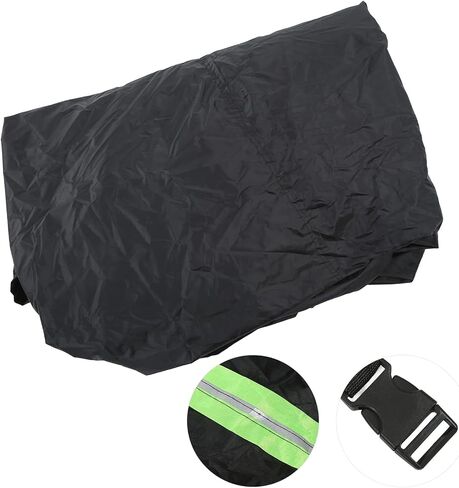 Universal Black Car Cover, Waterproof, Windproof, Dustproof, Protective, Ideal for Trucks & Off Road Vehicles, with Added Reflective Strips (S) in Saudi Arabia