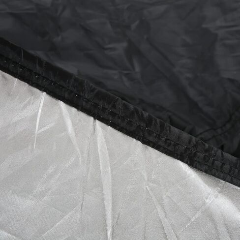 Universal Black Car Cover, Waterproof, Windproof, Dustproof, Protective, Ideal for Trucks & Off Road Vehicles, with Added Reflective Strips (S) in Saudi Arabia
