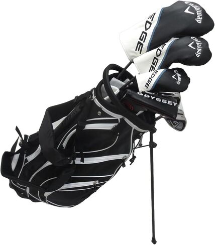 مجموعة جولف Callaway للرجال ذات اليد اليسرى، سائق الأندية الكاملة المرنة العادية، خشب الممر، هجين، مكاوي، مضرب، حقيبة حامل LH in Saudi Arabia