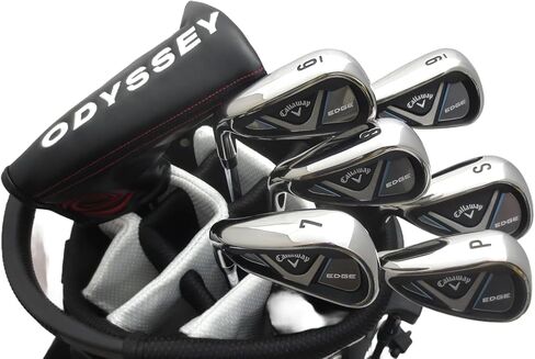 مجموعة جولف Callaway للرجال ذات اليد اليسرى، سائق الأندية الكاملة المرنة العادية، خشب الممر، هجين، مكاوي، مضرب، حقيبة حامل LH in Saudi Arabia