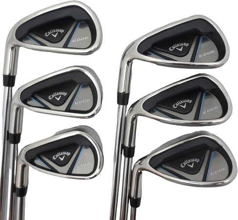 مجموعة جولف Callaway للرجال ذات اليد اليسرى، سائق الأندية الكاملة المرنة العادية، خشب الممر، هجين، مكاوي، مضرب، حقيبة حامل LH in Saudi Arabia