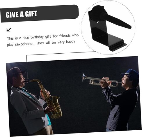 Saxophone Wall Holder Multi-function Flute Stand Rust-proof Metal Easy Installation for Home and in Saudi Arabia
