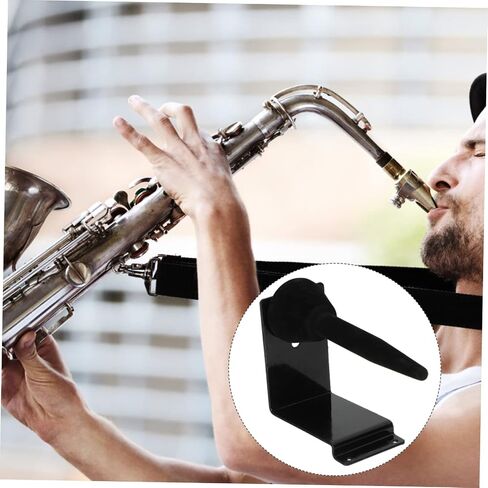 Saxophone Wall Holder Multi-function Flute Stand Rust-proof Metal Easy Installation for Home and in Saudi Arabia