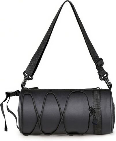 Waterproof Bicycle Handlebar Bag, 2.5L Front Frame Pouch with Zipper, Shoulder Strap, Bike Accessories in Kuwait