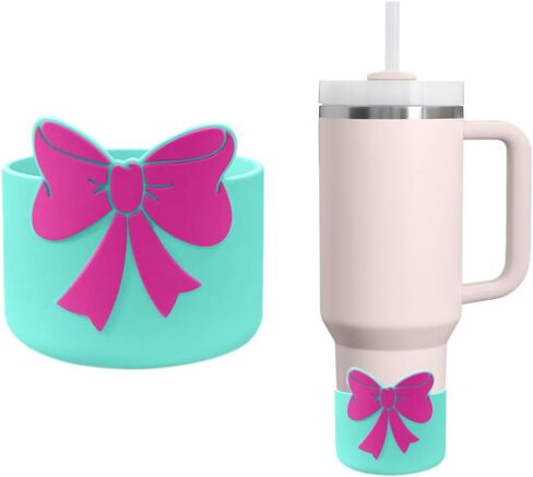 غطاء حماية من السيليكون على شكل فيونكة 7.5 سم لستانلي 12-40 أونصة، غطاء للزجاجة مضاد للانزلاق in Kuwait