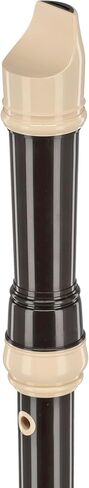 Aulos F-Alto Recorder Elite Mod.309A baroque pocket, Cleaner/Wiper, fat-box and fingering chart, brown/ivory colored (700064) in Saudi Arabia