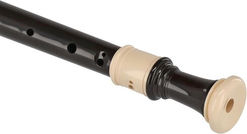 Aulos F-Alto Recorder Elite Mod.309A baroque pocket, Cleaner/Wiper, fat-box and fingering chart, brown/ivory colored (700064) in Saudi Arabia