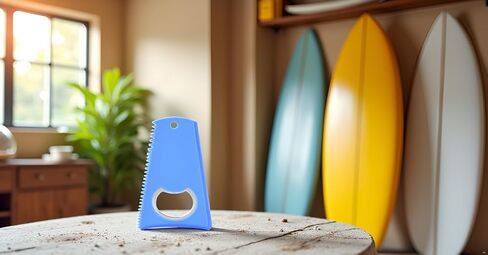 أداة تنظيف الشمع المحمولة من Alomejor، أداة تنظيف الشمع، فتاحة زجاجات، لون اختياري، أسود، أصفر، أزرق (أزرق) من Alomejor in Kuwait