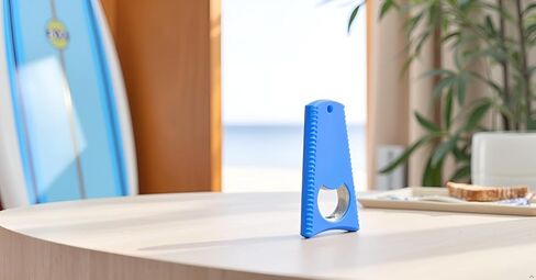 أداة تنظيف الشمع المحمولة من Alomejor، أداة تنظيف الشمع، فتاحة زجاجات، لون اختياري، أسود، أصفر، أزرق (أزرق) من Alomejor in Kuwait