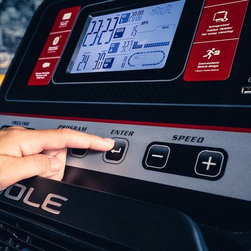 جهاز سير SOLE Fitness F63، F65، F80، F85، TT8 مع ميل، بلوتوث، خيار قابل للطي - للمنزل، العمل من اللياقة المنزلية، الجري والمشي in Kuwait