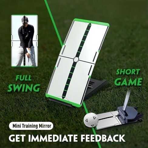 Golf Putter Training Mirror，Golf Swing Training Mirror，Improve Putting Accuracy ，Professional Design, Portable & Easy to Use，for Beginners & Advanced Players，Improve Aim & Stance in Saudi Arabia