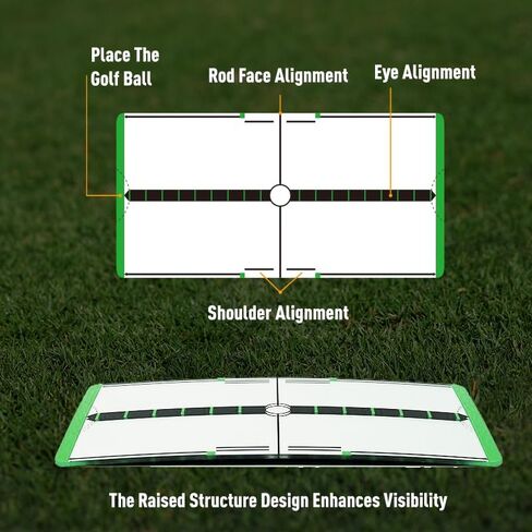 Golf Putter Training Mirror，Golf Swing Training Mirror，Improve Putting Accuracy ，Professional Design, Portable & Easy to Use，for Beginners & Advanced Players，Improve Aim & Stance in Saudi Arabia