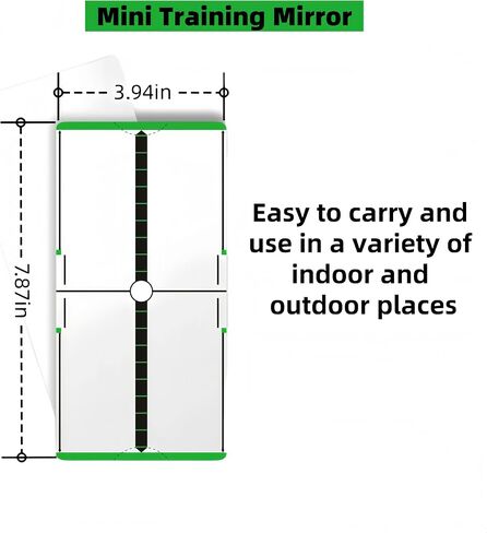 Golf Putter Training Mirror，Golf Swing Training Mirror，Improve Putting Accuracy ，Professional Design, Portable & Easy to Use，for Beginners & Advanced Players，Improve Aim & Stance in Saudi Arabia