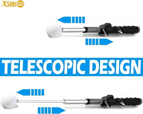 مساعد تدريب أرجوحة الجولف القابل للسحب - مدرب أرجوحة الجولف مع قبضة مريحة وتعليقات مسموعة | مصحح أرجوحة الجولف للإيقاع والتوازن والدقة | أداة ممارسة الجولف الداخلية والخارجية in Kuwait