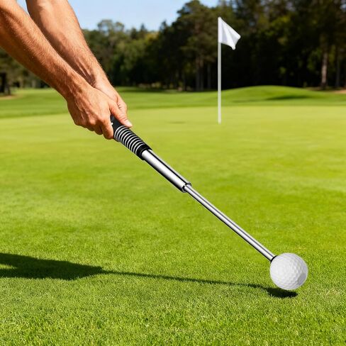 مساعد تدريب أرجوحة الجولف القابل للسحب - مدرب أرجوحة الجولف مع قبضة مريحة وتعليقات مسموعة | مصحح أرجوحة الجولف للإيقاع والتوازن والدقة | أداة ممارسة الجولف الداخلية والخارجية in Kuwait