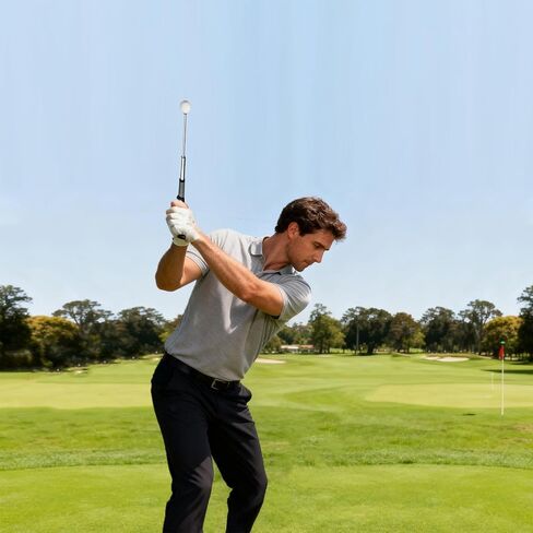 مساعد تدريب أرجوحة الجولف القابل للسحب - مدرب أرجوحة الجولف مع قبضة مريحة وتعليقات مسموعة | مصحح أرجوحة الجولف للإيقاع والتوازن والدقة | أداة ممارسة الجولف الداخلية والخارجية in Kuwait