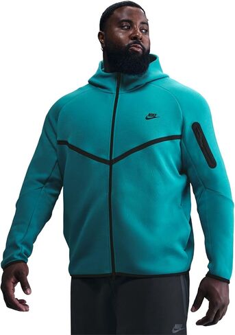 سترة Nike Tech للرجال من Fleece Windrunner بسحاب كامل (صبار ترابي/أسود) in Saudi Arabia