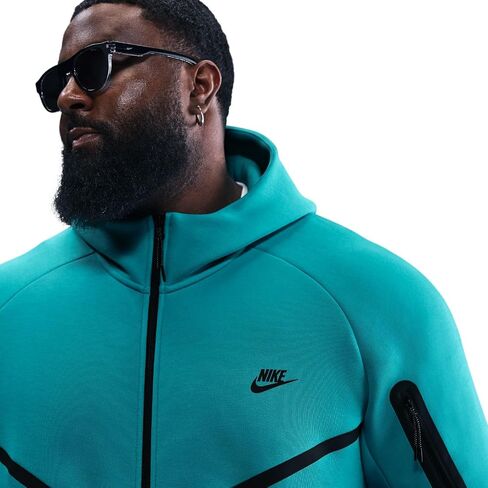 سترة Nike Tech للرجال من Fleece Windrunner بسحاب كامل (صبار ترابي/أسود) in Saudi Arabia