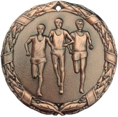 جائزة Express Medals البرونزية للجري عبر الريف، جائزة بطل المشارك مع أشرطة للرقبة - (عبوة من 10 قطع) in Saudi Arabia