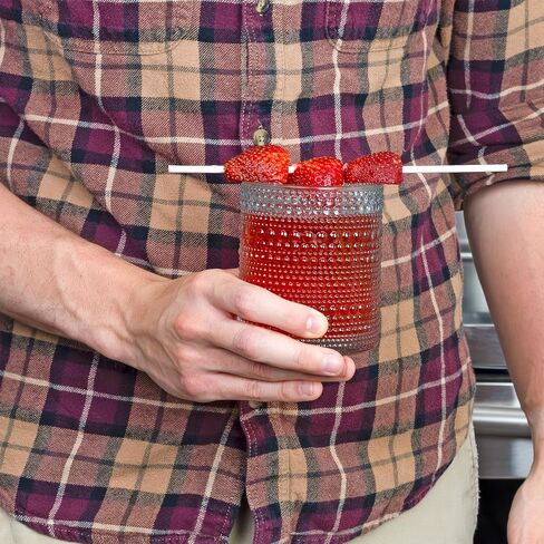 أكواب الشرب Darware Hobnail (12oz، 6pk، أزرق)؛ أكواب المشروبات ذات الطراز القديم لسطح الطاولة، واستخدام البار وأباريق الشموع in Kuwait
