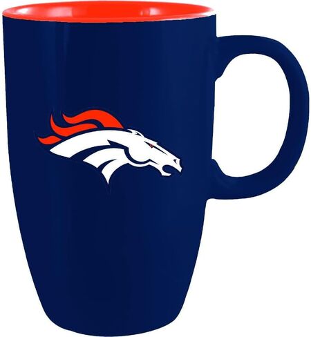 كوب سيراميك طويل مرخص من شركة The Memory Company بوزن 20 أونصة من الرابطة الوطنية لرياضة الجامعات (NCAA)، Denver Broncos in Saudi Arabia