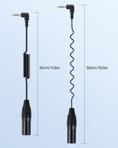 SinLoon 3.5 ملم مقبس ستيريو صغير إلى XLR ذكر كابل ميكروفون مقبس صغير Aux كابل صوت 1/8 بوصة مطلي بالذهب إلى Mono XLR ذكر للهاتف المحمول، الكمبيوتر المحمول - 0.5 متر (3 دبابيس ذكر) in Saudi Arabia