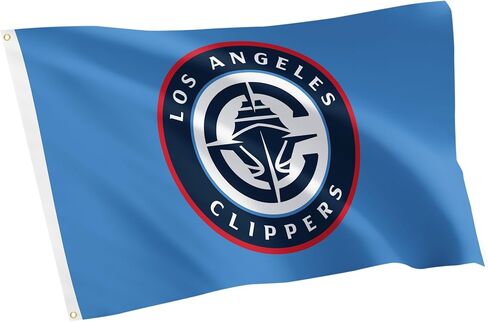 علم صبار الصحراء LA كليبرز NBA الرابطة الوطنية لكرة السلة 100% بوليستر للاستخدام الداخلي والخارجي 3 × 5 أقدام أعلام الفريق (علم B) in Saudi Arabia