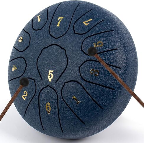 طبلة اللسان الفولاذية 6 بوصة 11 ملاحظة، طبلة المطر للحديقة الخارجية، طبلة اللسان الرئيسية رنين المطر في الخارج للمبتدئين في اليوغا والتأمل (وردي) in Kuwait