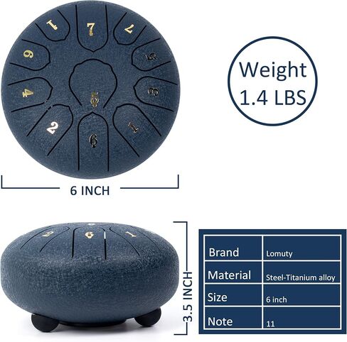 طبلة اللسان الفولاذية 6 بوصة 11 ملاحظة، طبلة المطر للحديقة الخارجية، طبلة اللسان الرئيسية رنين المطر في الخارج للمبتدئين في اليوغا والتأمل (وردي) in Kuwait