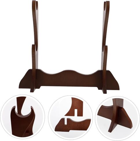 Multi-layer Woodwind Instrument Display Rack Flute and Piccolo Desktop Stand Organizer Space-saving Design Protective Wood Shelves for Home Decor in Kuwait