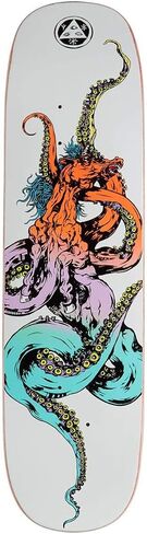 Welcome Seahorse 2 On Amulet Skateboard Deck - White/Prism - 8.125" in Saudi Arabia