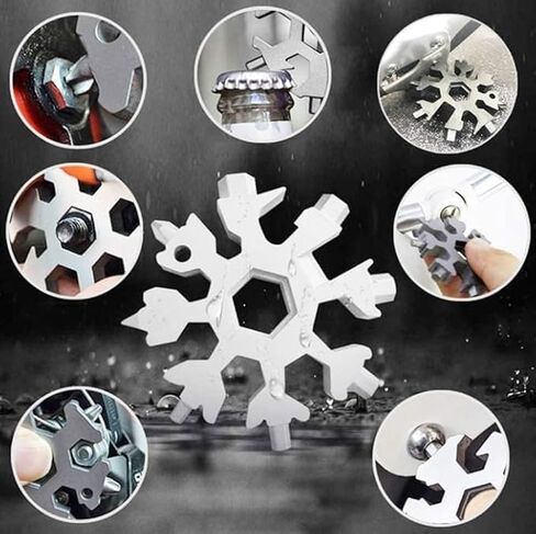 16-in-1 Multi-function Wrench With Screwdriver Function And Bottle Opener Bicycle Spoke Wrench - Portable Can Be Attached To A Key Ring in Saudi Arabia