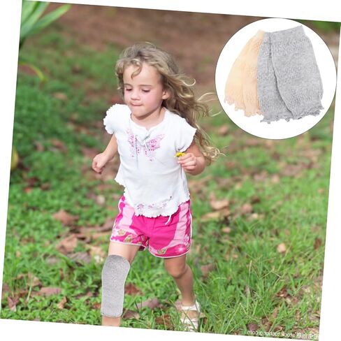 2Pairs Breathable Kneecaps Support Cushions Comfortable Cotton Protection Pads for Boys for Crawling Running and Outdoor Activities Fits Thigh Circumference in Saudi Arabia