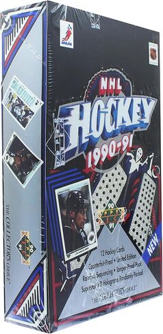 NHL 1990-91 Upper Deck English Low # Hockey Wax Box in Saudi Arabia