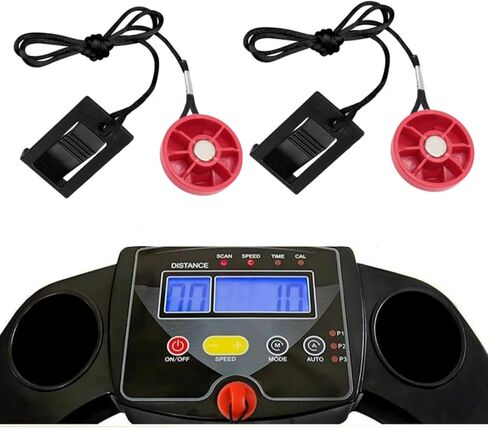 2PCS Universal Treadmill Safety Key Magnet Replacement Round Insert Style,Compatible with Proform Weslo Golds Gym Freemotion and Healthrider Treadmill in Kuwait