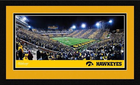 Blakeway Worldwide Panoramas, Inc. Iowa Football - Framed Panoramic Picture in Saudi Arabia