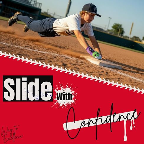 Sliding Mitts - Baseball Sliding Mitt for Youth - Ice Cream Sliding Mitt Baseball - Softball in Kuwait